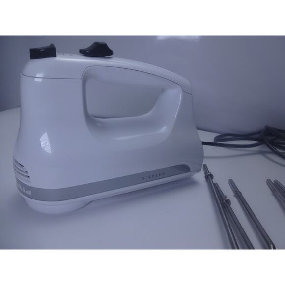KitchenAid 5-Speed Hand Mixer – White with Attachments - Picture 5 of 5
